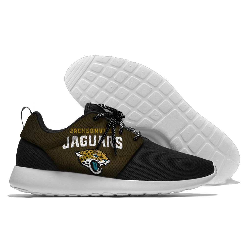 Men's NFL Jacksonville Jaguars Roshe Style Lightweight Running Shoes 004